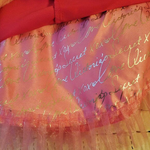 Victoria's Secret PINK Satin Santa Mini Skirt Y2K Rare Sexy Little Things - Picture 6 of 6